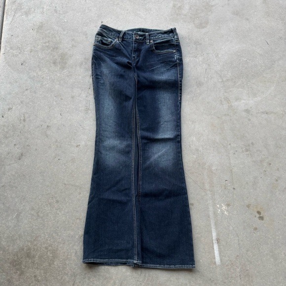 Y2K Flared Women’s Silver Jeans - Picture 1 of 4